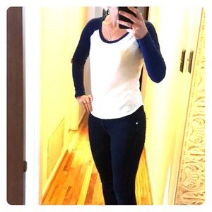 PINK long sleeve baseball tee! 🌸☀️💜